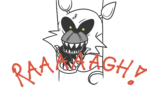 jekylldraws:  I love how eventually markiplier is just so sick of Nightmare Foxy and is just like NOPE, NOT TODAY, SATAN.