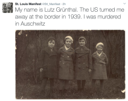 library-mermaid: On Holocaust Remembrance Day, this twitter account