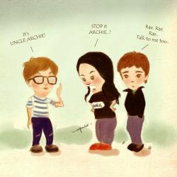nipasir:It’s UNCLE ARCHIE!*poor Finn being ignored, left alone