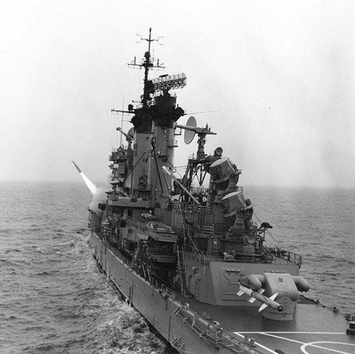 judgemark45:   Tartar missile launch from USS Albany  
