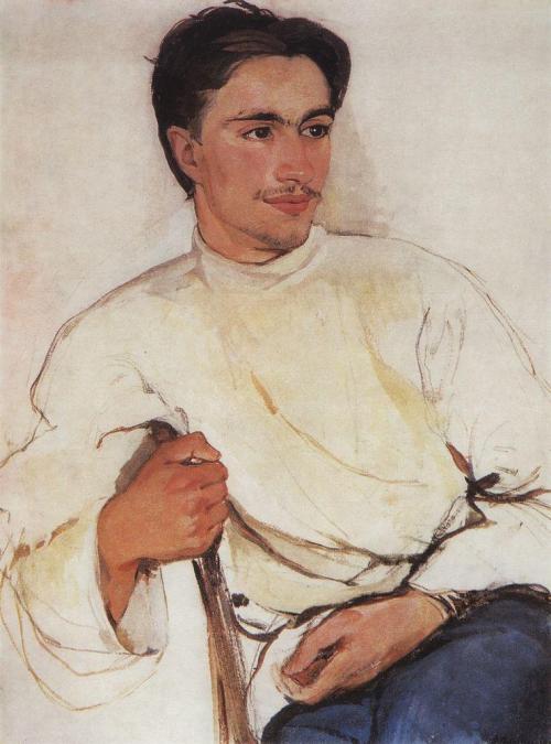 zinaida-serebriakova:Portrait of a student, 1909, Zinaida Serebriakova