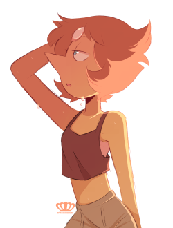 princessharumi:  15 min pearl warm up doodleits been so hot these