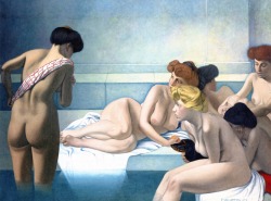 dappledwithshadow:  The Turkish Bath, Felix Vallotton1907