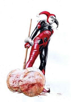 comic-book-ladies: Harley Quinn by Carmen Carnero