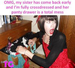 sissyrainyday:  This never happened, I don’t have a sister