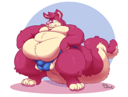 dulynotedart:Shading commission for Roosky! That’s a bit snug,