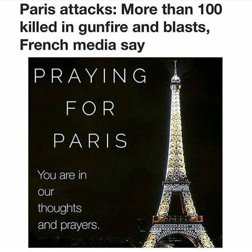 Check on those you know in Paris.. Heck just remember to check on anybody. It’s to late to miss someone once they are gone #prayforparis #photosbyphelps