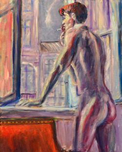 stevendag:  a room with a viewoil painting on canvas40 x 50 cmby