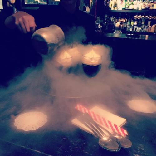 Now this is what I call a cocktail! ðŸ˜ coffee liqueur with cream, frozen with dry ice! ðŸ¤— #cocktail #lunch #cocktailbar #alcohol #fun #lunchwithfriends #model #lifestyle #swimsuitheaven #join