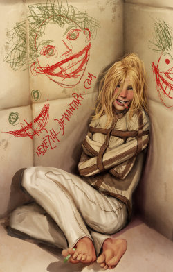 juseatthedamncake:  awolfamongstravens:  Harley Quinn, love this art  www.JusEatTheDamnCake.tumblr.com 