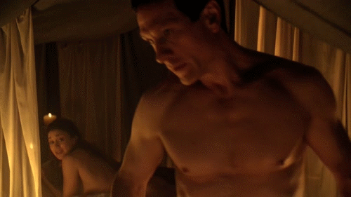 famousnudenaked:  Simon Merrells Full Frontal Naked Nude “Spartacus War of the Damned (Ep. Decimation)”
