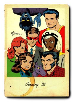 marvel1980s:  Uncanny X-Men by Paul Smith and Bob Wiacek, colours