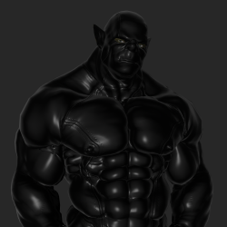 hotmonsterxxx:   Dark orc - by Noctis  Bukkake - by Noctis 