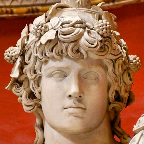 antonio-m:The head of the famous Vatican statue of Antinous,