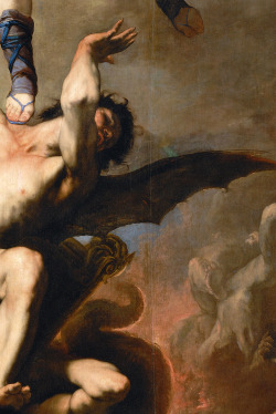 c0ssette:Luca Giordano,The Fall of the Rebel Angels (1660 - 1665)