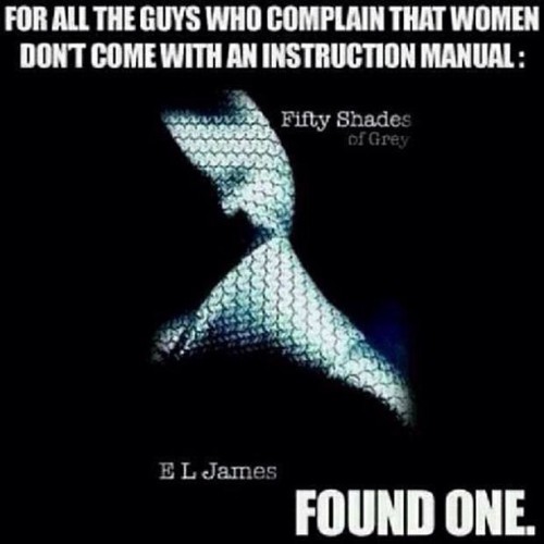 The answer is here :) #50shades #hotnsteamy #book #instructions