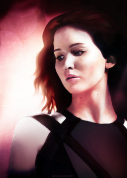  Digital painting of Katniss Everdeen (hi-res)   I give up, you