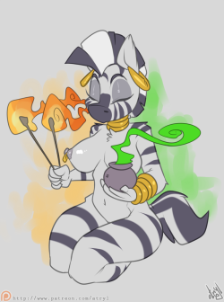 atrylplus: Zecora fast Zecora sketch thingy I did last month