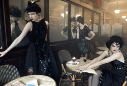 fairytaleeditorials:  Coco Rocha, Sasha Pivovarova, Guinevere