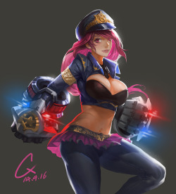 league-of-legends-sexy-girls:  Vi 