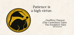 harrypotterhousequotes:HUFFLEPUFF: “Patience is a high virtue.”