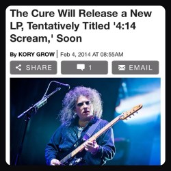 msvoodoodoll:  The Cure releasing an album sometime in the next