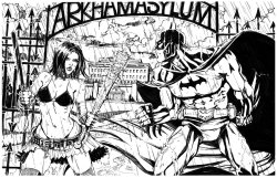 alexhchung:  Cassie Hack versus Batman by Daniel Leister   I