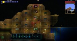 I have been playing Terraria with a friend and this is our house