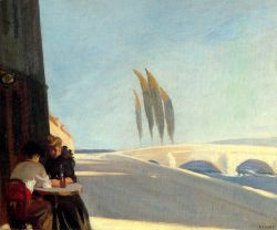 huariqueje:  The Wine Shop, Le Bistro    -  Edward Hopper