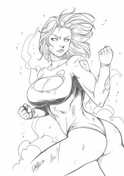 mechakongfrommars:Power Girl by Daniele Torres