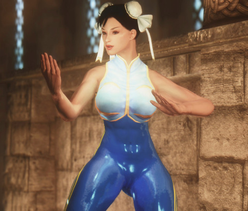 Hi! So I had a bit of a downer on Chun Li’s birthday because I realized she couldn’t be on my team in Skyrim. I pulled myself out of it and made an immersive lore friendly follower with 2 outfits (Missing the classic outfit but it’s coming…