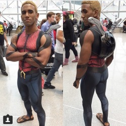 justgc-comics:  An amazing Aqualad cosplay from New York comic