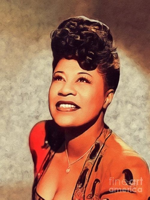 fyblackwomenart:    Ella Fitzgerald, Music Legend by John Springfield