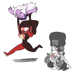 nopalrabbit:  Some cleaned up gamethyst doodles. I like their