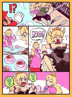 hatsuzuki:  ピーチ姫は幸せに暮らしました #クッパ姫