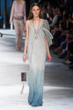 fashion-runways:  Roberto Cavalli at Milan Fashion Week Spring