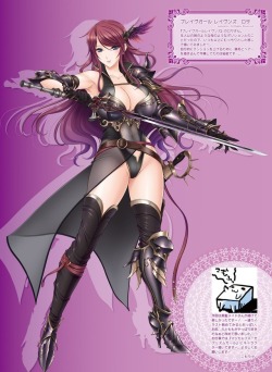komori kei armor brave girl ravens cleavage digital version heels