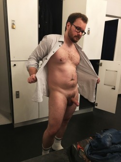 dan-dewitt:  A shirt, socks and a boner.
