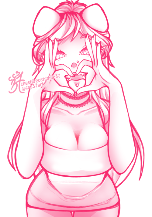 Forgot to post this sketch here~!Heart hands (that I liked better