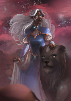 junkdoesart:  the lion goddess. (I’m now doing commissions!