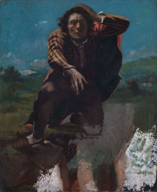 portraituresque:Gustave Courbet - Self portrait
