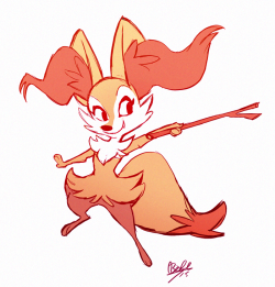 rollingrabbit:stick fox<3