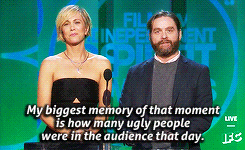 Kristen Wiig and Zach Galifianakis reminisce about the time they