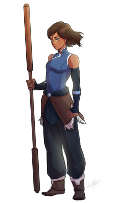 kellyykao:  Hey Korra  <3 <3 <3 <3