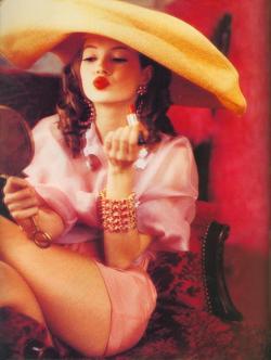 miss-vanilla:Kate Moss by Ellen von Unwerth for Vogue Italia,