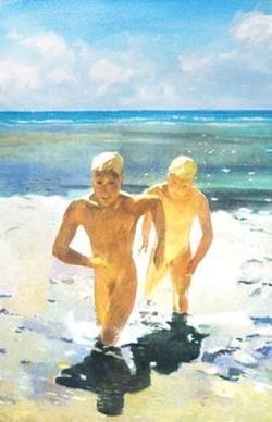boysnmenart:  двое (Two) - Alexandrovich Deineka