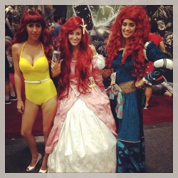 Redheads! #sdcc  (at 2014 San Diego Comic Con International Japanese