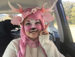 fawnbinary:  i was a faun today at nekocon!! 🌸✌🏻️ 