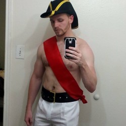 So I went as Admiral Whore-ratio Nelson to my friends “sexy