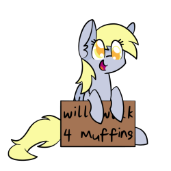 outofworkderpy:  ask-princessderpy:  Here’s a transparent Derpy!